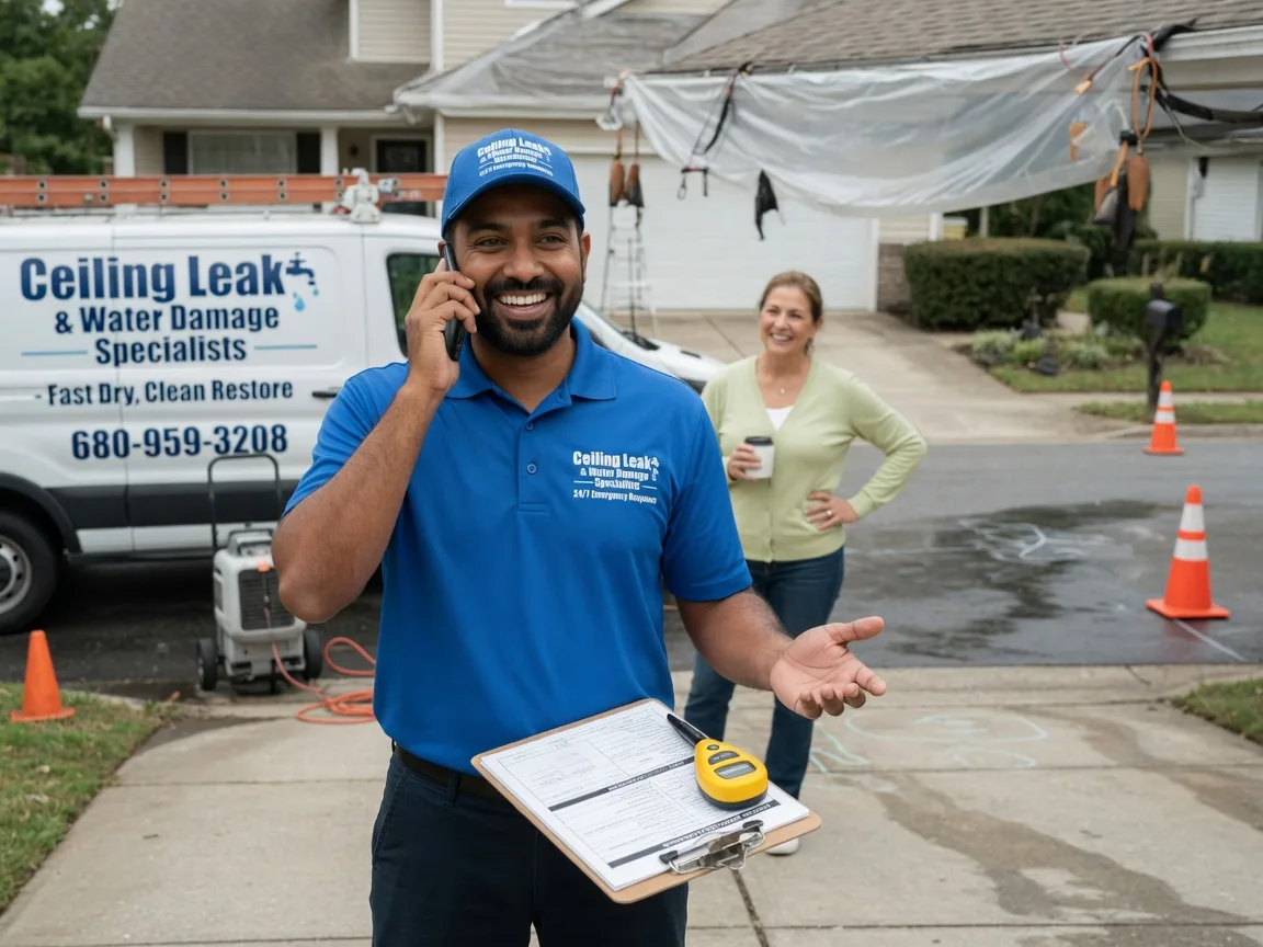 Ceiling Leak Cleanup Saint Paul, KS FAQs